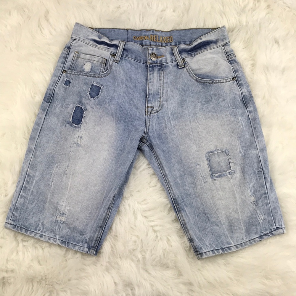 Men’s Carbon Blue Jean Shorts